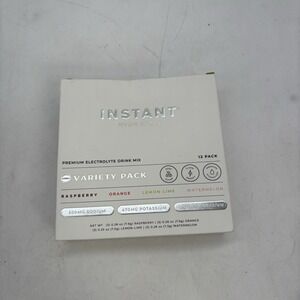 Instant Hydration Electrolyte Drink Mix Variety Pack 12ct Zero Sugar NEW SEALED